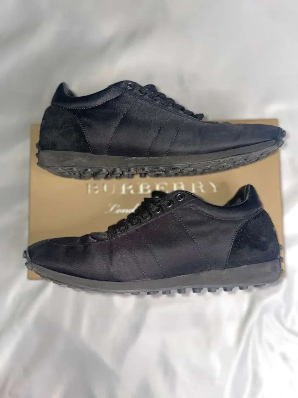 Burberry Silverstone Grainy Leather Loafer Black EUR 41 UK 7 Mens